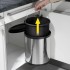 Hailo Papelera de armario Compact-Box tamaño M 15L acero inox