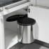 Hailo Papelera de armario Compact-Box tamaño M 15L acero inox