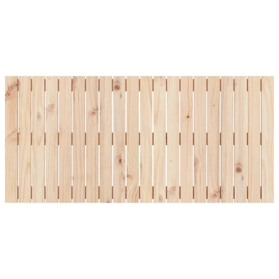 Cabecero de cama de pared madera maciza de pino 127,5x3x60