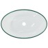 Lavabo de vidrio templado transparente 54,5x35x15,5