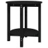 Mesa de centro de madera maciza de pino negro Ø55x60