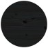 Mesa de centro de madera maciza de pino negro Ø55x60