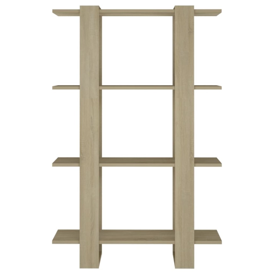 Estantería/divisor espacios color roble Sonoma 80x30x123,5