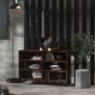 Aparador de madera de ingeniería marrón roble 103,5x35x70 cm