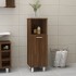 Armario de baño madera contrachapada roble marrón 30x30x95