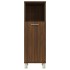 Armario de baño madera contrachapada roble marrón 30x30x95