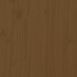 Banco de jardín madera maciza de pino marrón miel 110x38x45