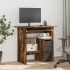 Escritorio de madera contrachapada roble ahumado 80x45x74