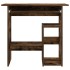 Escritorio de madera contrachapada roble ahumado 80x45x74