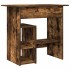 Escritorio de madera contrachapada roble ahumado 80x45x74