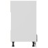 Armario de horno cocina madera ingeniería gris 60x46x81,5