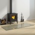 Placa de vidrio para chimenea rectangular 120x50