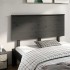 Cabecero de cama madera maciza de pino gris 144x6x82,5