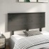 Cabecero de cama madera maciza de pino gris 144x6x82,5