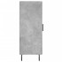 Aparador de madera contrachapada gris hormigón 34,5x34x90