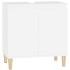 Armario para lavabo madera contrachapada blanco 58x33x60
