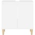 Armario para lavabo madera contrachapada blanco 58x33x60