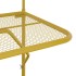 Mesa de balcón acero dorado 60x40