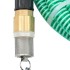 Manguera de succión con conectores de latón PVC verde 29 mm 7