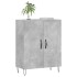 Aparador de madera de ingeniería gris hormigón 69,5x34x90