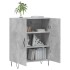 Aparador de madera de ingeniería gris hormigón 69,5x34x90