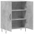 Aparador de madera de ingeniería gris hormigón 69,5x34x90