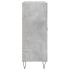 Aparador de madera de ingeniería gris hormigón 69,5x34x90