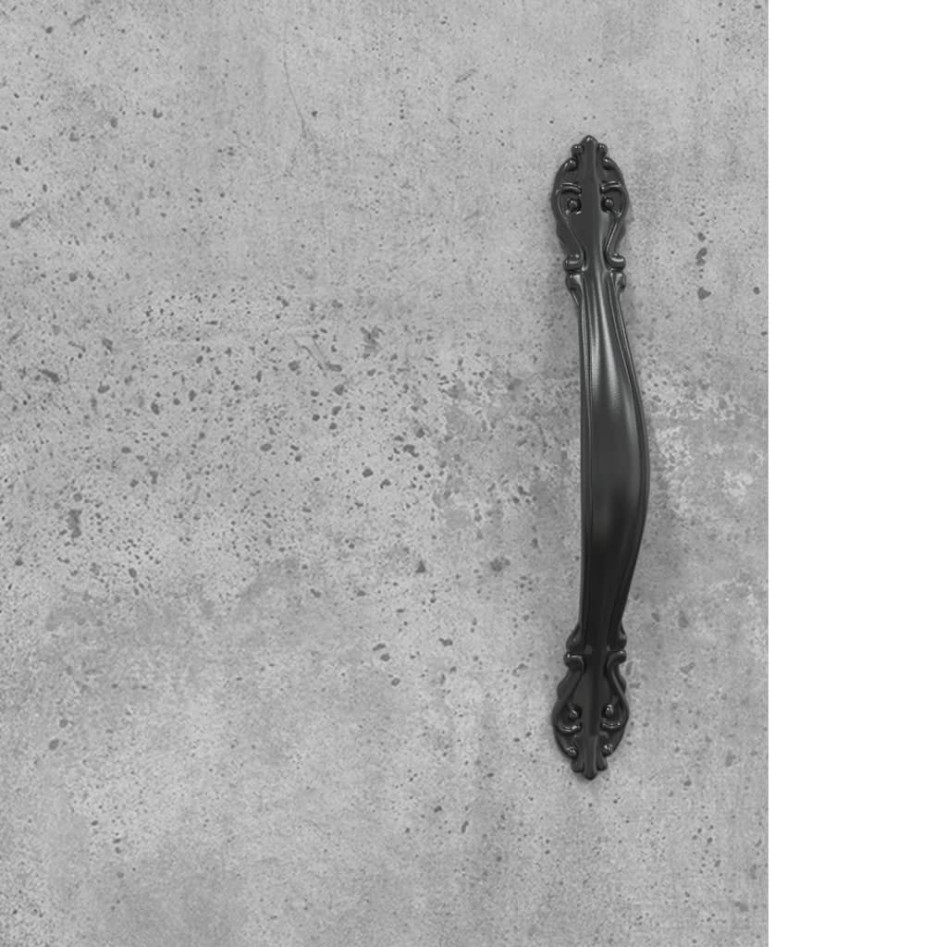 Aparador de madera de ingeniería gris hormigón 69,5x34x90