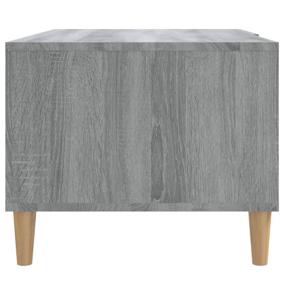 Mesa de centro madera de ingeniería gris Sonoma 89,5x50x40