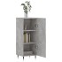 Aparador de madera contrachapada gris hormigón 34,5x34x90