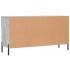 Banco zapatero madera de ingeniería gris hormigón 102x35x55