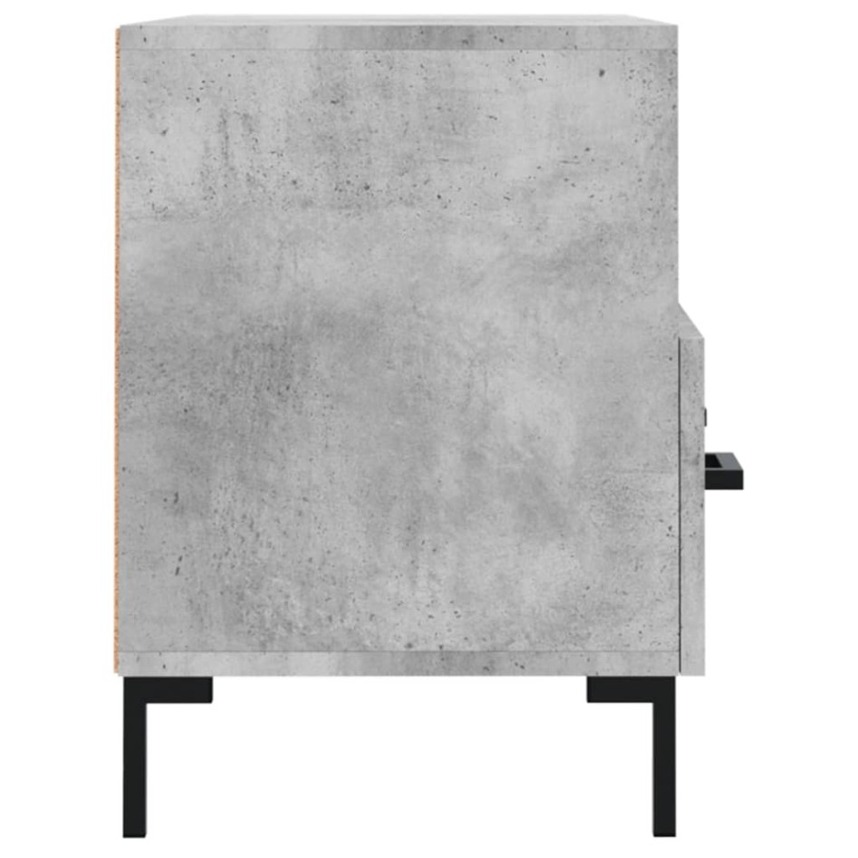 Mueble para TV madera contrachapada gris hormigón 80x36x50
