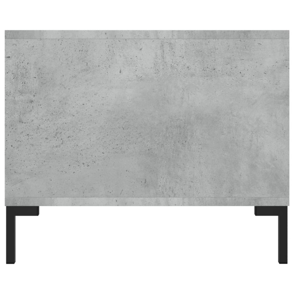Mesa de centro madera contrachapada gris hormigón 102x50x40