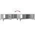 Mesa de centro madera contrachapada gris hormigón 102x50x40