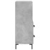 Aparador de madera contrachapada gris hormigón 34,5x34x90