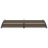 Marquesina de puerta PC negro 200x100