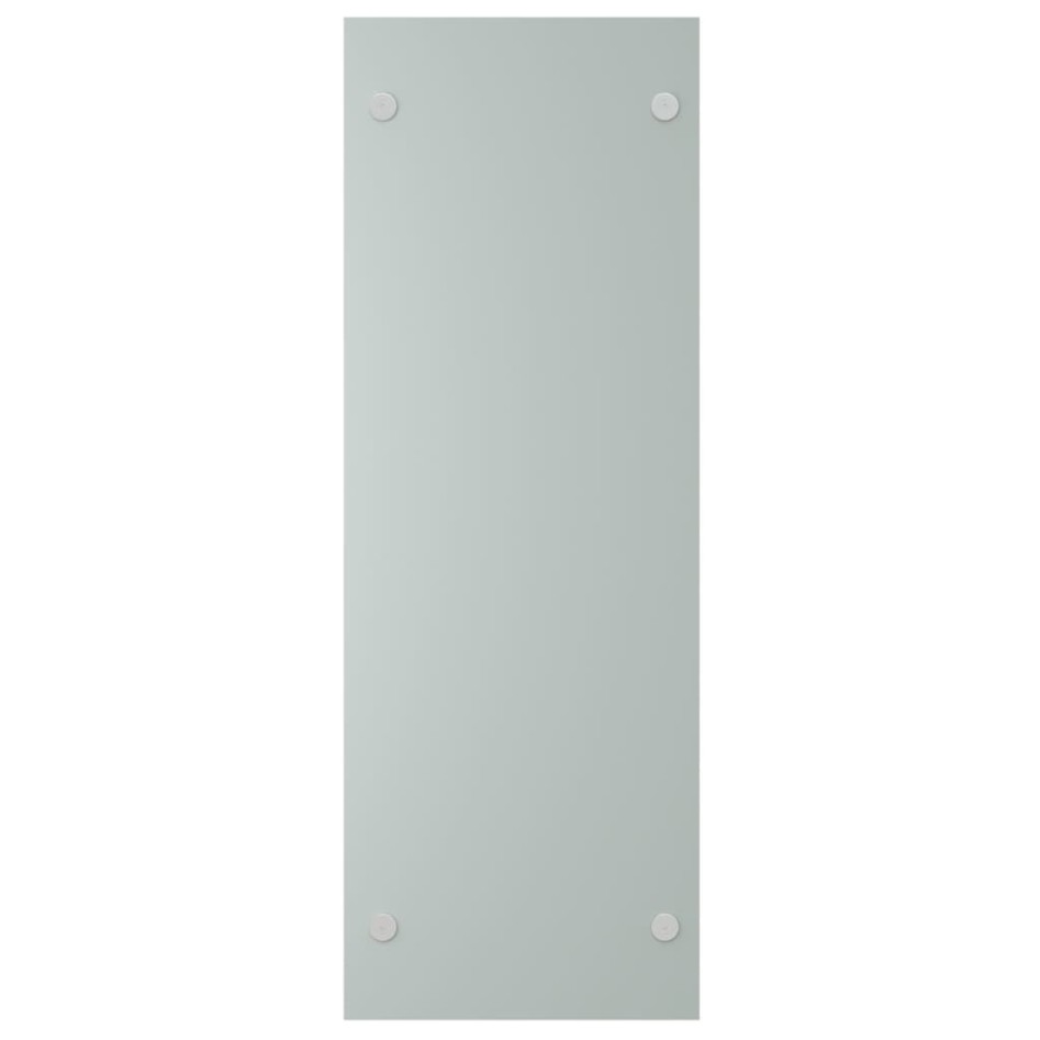 Leñero de vidrio templado blanco 40x35x100