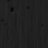 Cabecero de cama de pared madera maciza pino negro 166x3x80