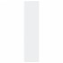 Mueble de esquina madera contrachapada blanco 33x33x132