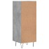 Aparador de madera contrachapada gris hormigón 34,5x34x90