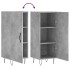 Aparador de madera contrachapada gris hormigón 34,5x34x90