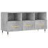 Mueble de TV madera de ingeniería gris hormigón 102x36x50