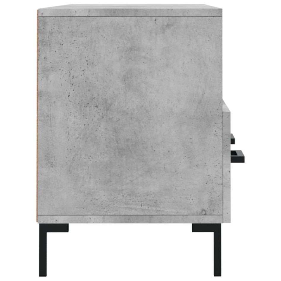 Mueble de TV madera de ingeniería gris hormigón 102x36x50