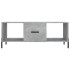 Mesa de centro madera contrachapada gris hormigón 102x50x40