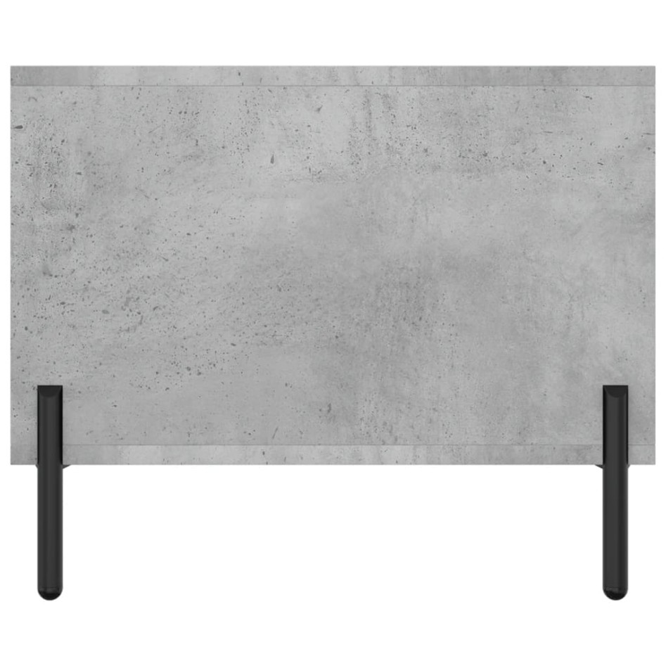 Mesa de centro madera contrachapada gris hormigón 102x50x40