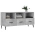 Mueble de TV madera de ingeniería gris hormigón 102x36x50