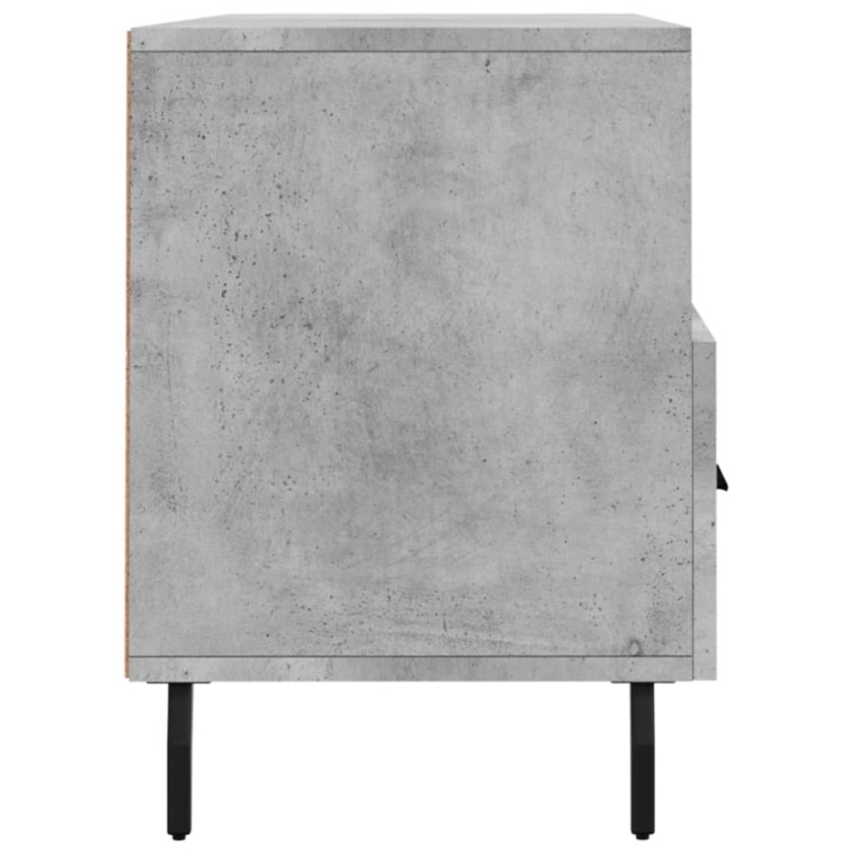 Mueble de TV madera de ingeniería gris hormigón 102x36x50
