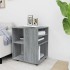 Armario con ruedas madera contrachapada gris Sonoma 60x53x72