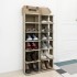 Muebles zapateros 2 uds color roble Sonoma 27,5x27x102