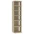 Muebles zapateros 2 uds color roble Sonoma 27,5x27x102